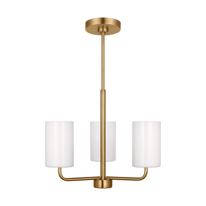 Myhouse Lighting Generation Lighting - GLC1003EN3/SB - Three Light Chandelier - Rhett - Satin Bronze