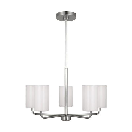 Myhouse Lighting Generation Lighting - GLC1015EN3/BS - Five Light Chandelier - Rhett - Brushed Steel