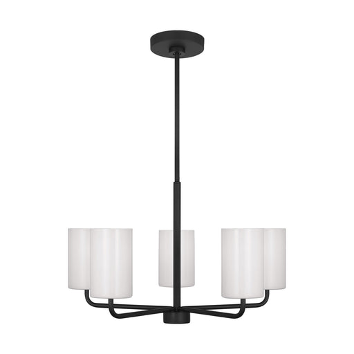 Myhouse Lighting Generation Lighting - GLC1015EN3/MBK - Five Light Chandelier - Rhett - Midnight Black