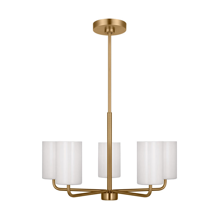 Myhouse Lighting Generation Lighting - GLC1015EN3/SB - Five Light Chandelier - Rhett - Satin Bronze