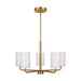 Myhouse Lighting Generation Lighting - GLC1015EN3/SB - Five Light Chandelier - Rhett - Satin Bronze