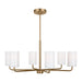 Myhouse Lighting Generation Lighting - GLC1026EN3/SB - Six Light Chandelier - Rhett - Satin Bronze