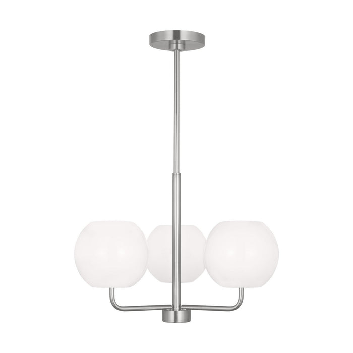 Myhouse Lighting Generation Lighting - GLC1043EN3/BS - Three Light Chandelier - Rory - Brushed Steel