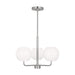 Myhouse Lighting Generation Lighting - GLC1043EN3/BS - Three Light Chandelier - Rory - Brushed Steel