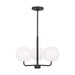 Myhouse Lighting Generation Lighting - GLC1043EN3/MBK - Three Light Chandelier - Rory - Midnight Black