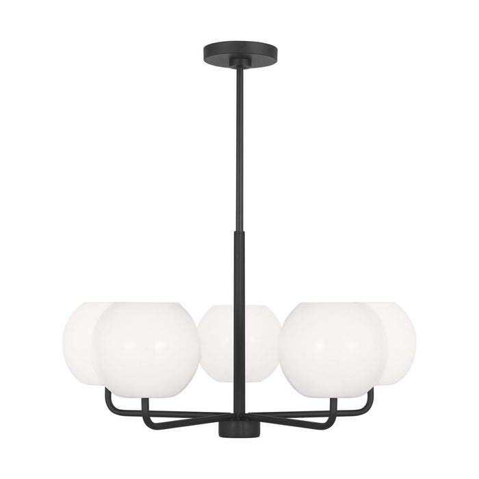 Myhouse Lighting Generation Lighting - GLC1055EN3/MBK - Five Light Chandelier - Rory - Midnight Black
