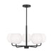 Myhouse Lighting Generation Lighting - GLC1055EN3/MBK - Five Light Chandelier - Rory - Midnight Black