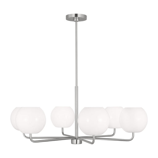 Myhouse Lighting Generation Lighting - GLC1066EN3/BS - Six Light Chandelier - Rory - Brushed Steel