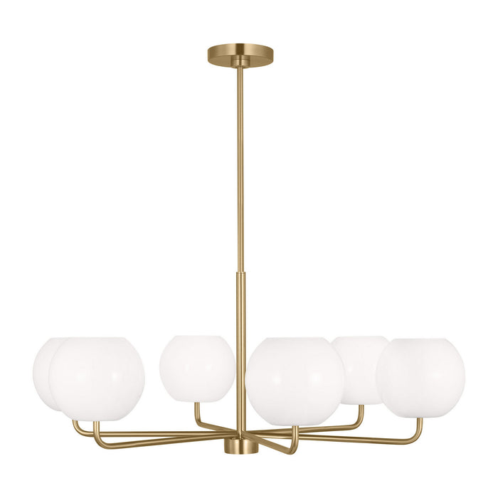 Myhouse Lighting Generation Lighting - GLC1066EN3/SB - Six Light Chandelier - Rory - Satin Bronze