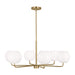 Myhouse Lighting Generation Lighting - GLC1066EN3/SB - Six Light Chandelier - Rory - Satin Bronze