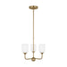 Myhouse Lighting Generation Lighting - GLC1073EN3/SB - Three Light Chandelier - Emile - Satin Bronze