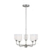 Myhouse Lighting Generation Lighting - GLC1085EN3/BS - Five Light Chandelier - Emile - Brushed Steel
