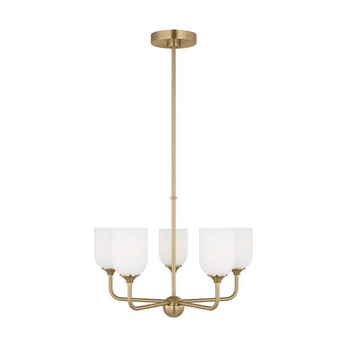 Myhouse Lighting Generation Lighting - GLC1085EN3/SB - Five Light Chandelier - Emile - Satin Bronze