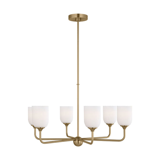 Myhouse Lighting Generation Lighting - GLC1096EN3/SB - Six Light Chandelier - Emile - Satin Bronze