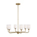 Myhouse Lighting Generation Lighting - GLC1096EN3/SB - Six Light Chandelier - Emile - Satin Bronze