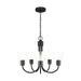 Myhouse Lighting Generation Lighting - GLC1145MBK - Five Light Chandelier - Miles - Midnight Black