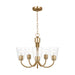 Myhouse Lighting Generation Lighting - GLC1145SB - Five Light Chandelier - Miles - Satin Brass