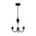 Myhouse Lighting Generation Lighting - GLC1153MBK - Three Light Chandelier - Miles - Midnight Black