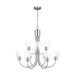 Myhouse Lighting Generation Lighting - GLC1169BS - Nine Light Chandelier - Miles - Brushed Nickel