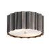 Myhouse Lighting Maxim - 39130GMGLD - Two Light Flush Mount - Allegra - Gunmetal / Gold