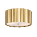 Myhouse Lighting Maxim - 39130WBR - Two Light Flush Mount - Allegra - Weathered Brass