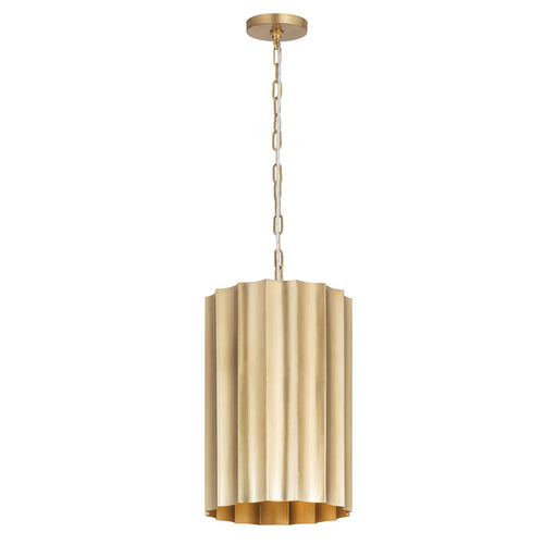 Myhouse Lighting Maxim - 39132WBR - One Light Pendant - Allegra - Weathered Brass