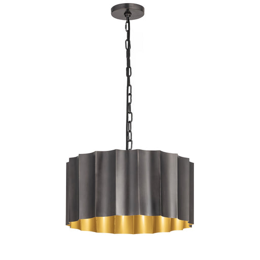 Myhouse Lighting Maxim - 39133GMGLD - One Light Pendant - Allegra - Gunmetal / Gold