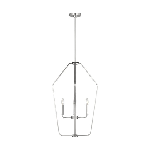 Myhouse Lighting Generation Lighting - GLC1274BS - Four Light Chandelier - Kennan - Brushed Nickel
