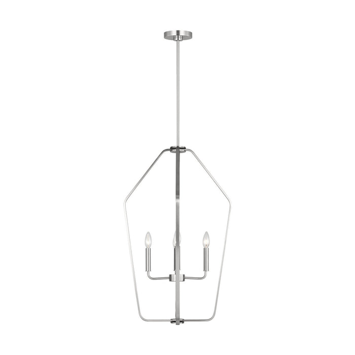 Myhouse Lighting Generation Lighting - GLC1274BS - Four Light Chandelier - Kennan - Brushed Nickel