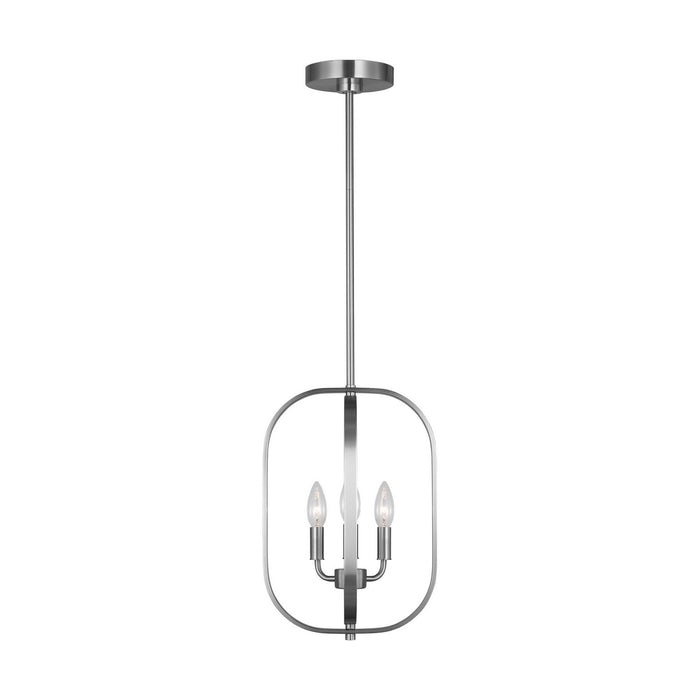 Myhouse Lighting Generation Lighting - GLC1293BS - Three Light Chandelier - Loretto - Brushed Nickel