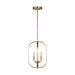 Myhouse Lighting Generation Lighting - GLC1293SB - Three Light Chandelier - Loretto - Satin Brass