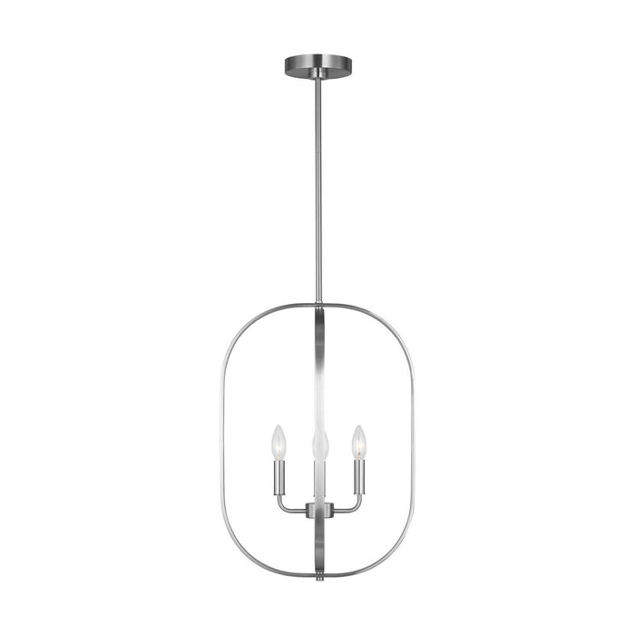 Myhouse Lighting Generation Lighting - GLC1304BS - Four Light Chandelier - Loretto - Brushed Nickel