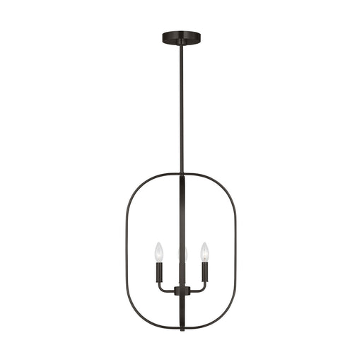 Myhouse Lighting Generation Lighting - GLC1304MBK - Four Light Chandelier - Loretto - Midnight Black
