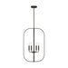Myhouse Lighting Generation Lighting - GLC1316MBK - Six Light Chandelier - Loretto - Midnight Black