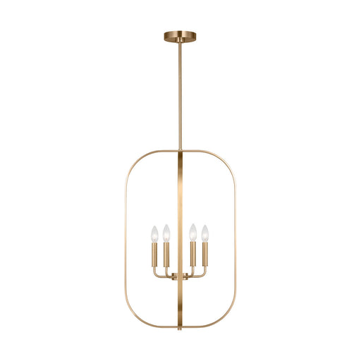 Myhouse Lighting Generation Lighting - GLC1316SB - Six Light Chandelier - Loretto - Satin Brass