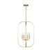 Myhouse Lighting Generation Lighting - GLC1316SB - Six Light Chandelier - Loretto - Satin Brass