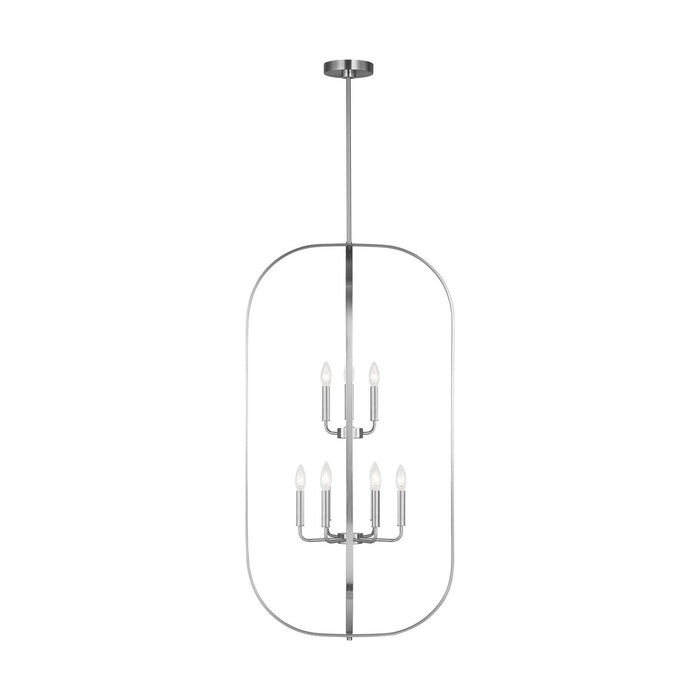 Myhouse Lighting Generation Lighting - GLC1329BS - Nine Light Chandelier - Loretto - Brushed Nickel