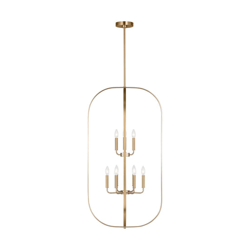 Myhouse Lighting Generation Lighting - GLC1329SB - Nine Light Chandelier - Loretto - Satin Brass