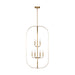 Myhouse Lighting Generation Lighting - GLC1329SB - Nine Light Chandelier - Loretto - Satin Brass
