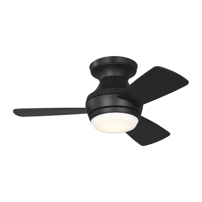 Myhouse Lighting Visual Comfort Fan - 3IKHR32MBKD - 32"Ceiling Fan - Ikon 32 Hugger LED - Midnight Black