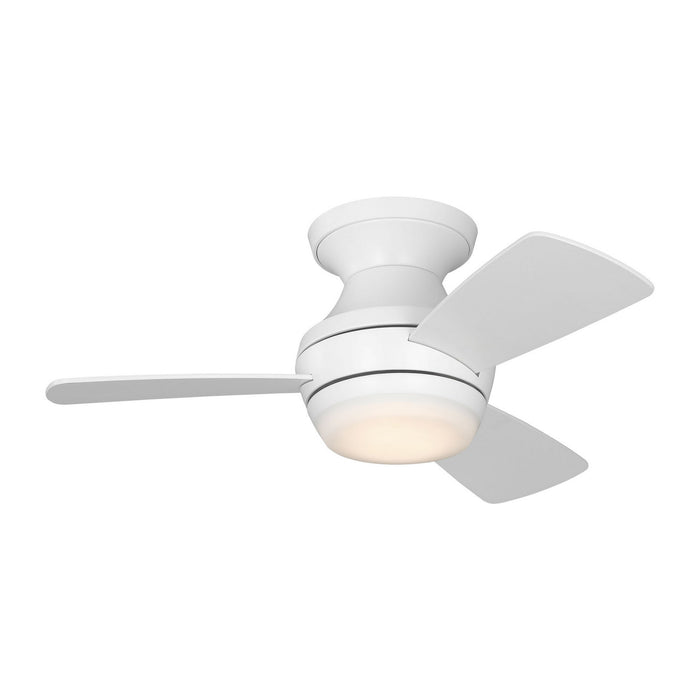 Myhouse Lighting Visual Comfort Fan - 3IKHR32RZWD - 32"Ceiling Fan - Ikon 32 Hugger LED - Matte White