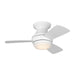 Myhouse Lighting Visual Comfort Fan - 3IKHR32RZWD - 32"Ceiling Fan - Ikon 32 Hugger LED - Matte White