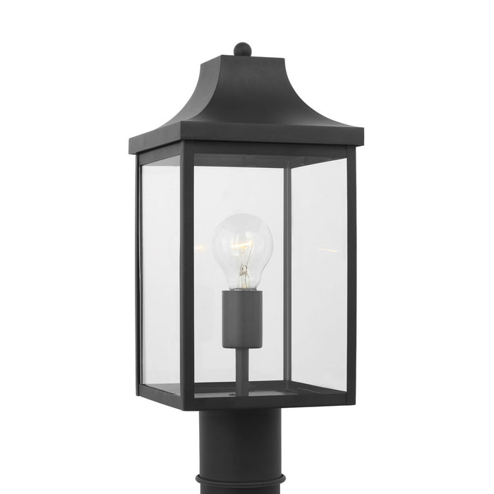 Myhouse Lighting Generation Lighting - GLO1051EN3/TXB - One Light Post Lantern - Saybrook - Textured Black