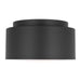 Myhouse Lighting Visual Comfort Studio - DJF1051MBK - One Light Flush Mount - Dartmore - Midnight Black