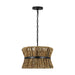 Myhouse Lighting Visual Comfort Studio - DJP1052MBK - Two Light Pendant - Thurlo - Midnight Black