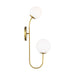 Myhouse Lighting Visual Comfort Studio - KSW1142BBS - LED Wall Sconce - Noemie - Burnished Brass