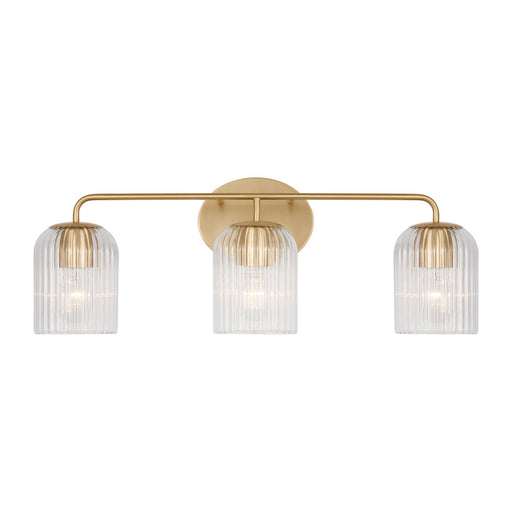 Myhouse Lighting Generation Lighting - GLV1133SB - Three Light Vanity - Eisele - Satin Brass