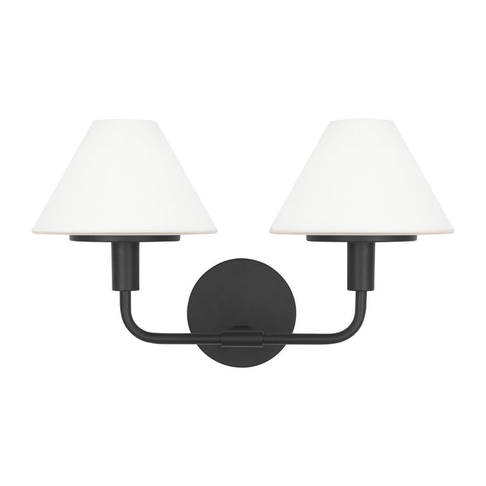Myhouse Lighting Generation Lighting - GLW1022MBK - Wall Sconce - Mendota - Midnight Black