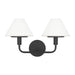 Myhouse Lighting Generation Lighting - GLW1022MBK - Wall Sconce - Mendota - Midnight Black