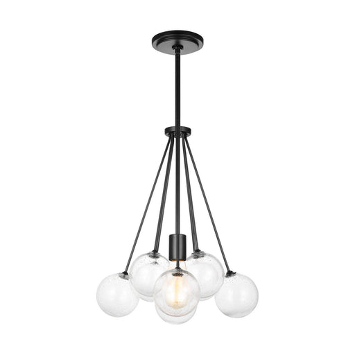 Myhouse Lighting Visual Comfort Studio - 6514301-112 - One Light Pendant - Bronzeville - Midnight Black